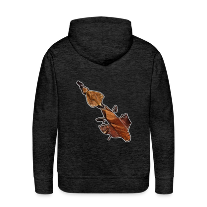 Männer Hoodie Phyllocrania paradoxa female - Anthrazit