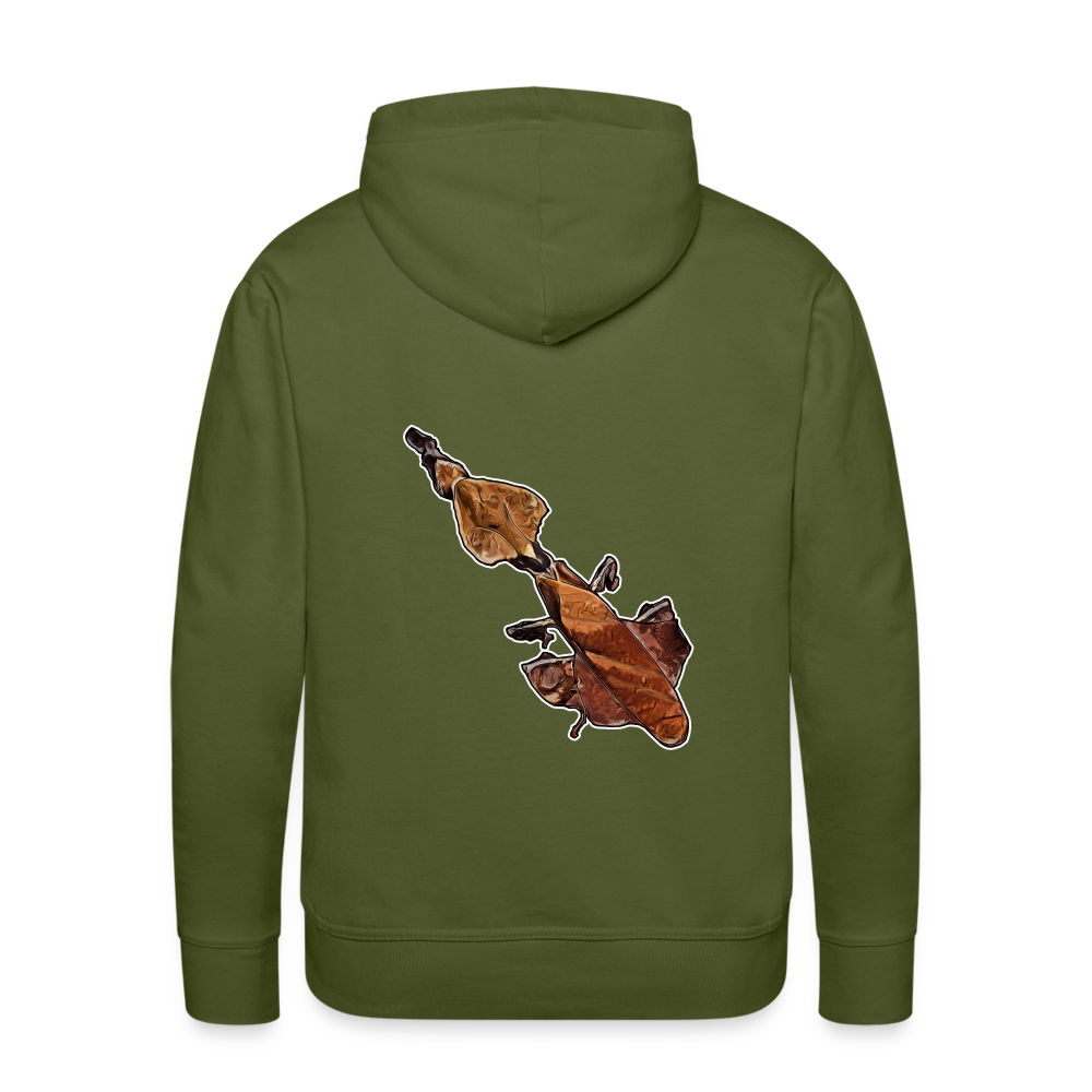 Männer Hoodie Phyllocrania paradoxa female - Olivgrün