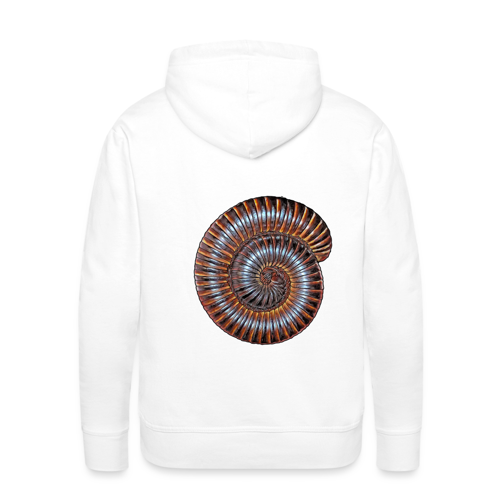 Männer Hoodie Archispirostreptus gigas - weiß