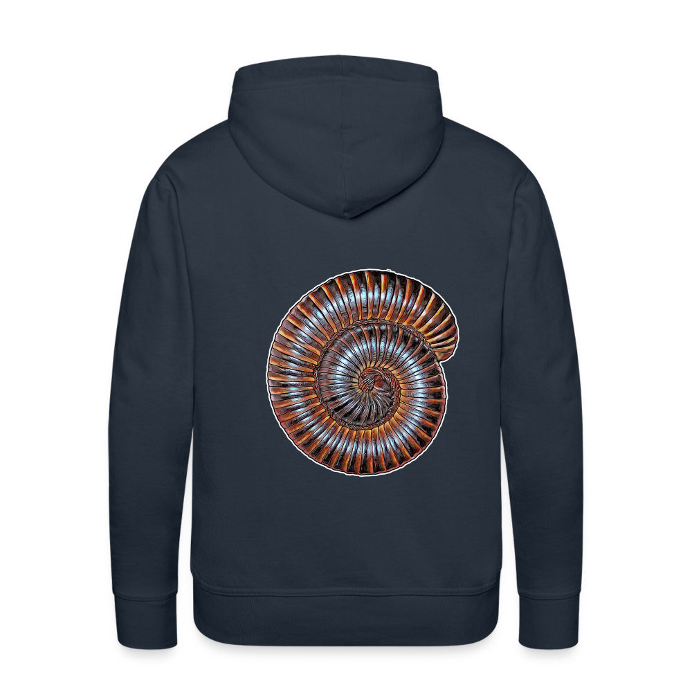 Männer Hoodie Archispirostreptus gigas - Navy