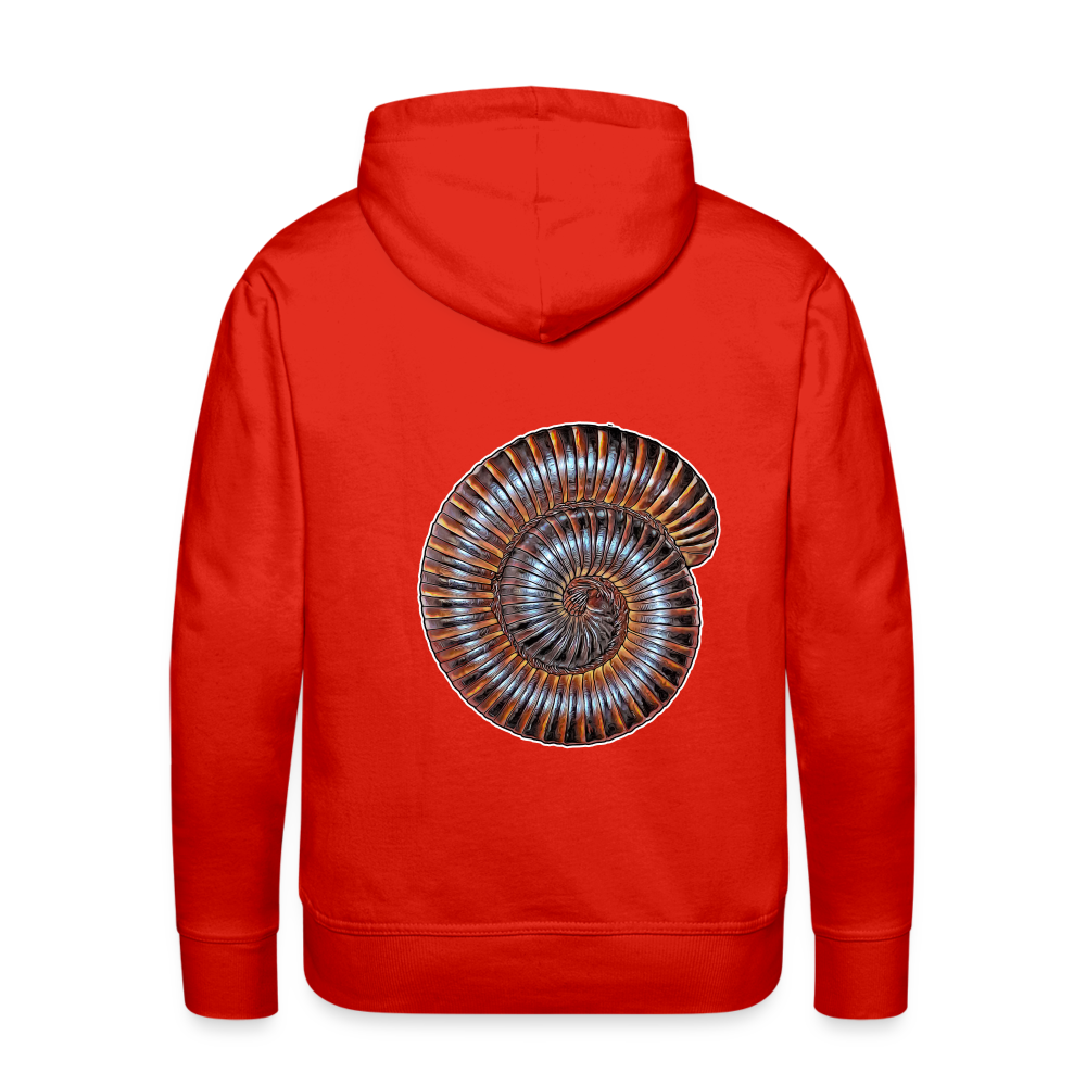 Männer Hoodie Archispirostreptus gigas - Rot