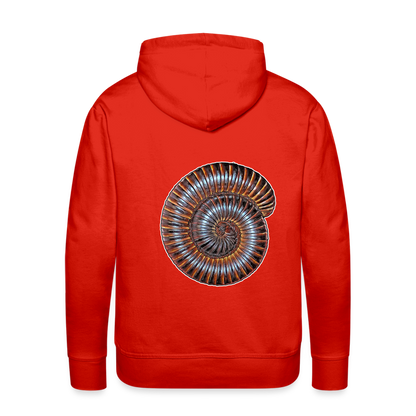 Männer Hoodie Archispirostreptus gigas - Rot