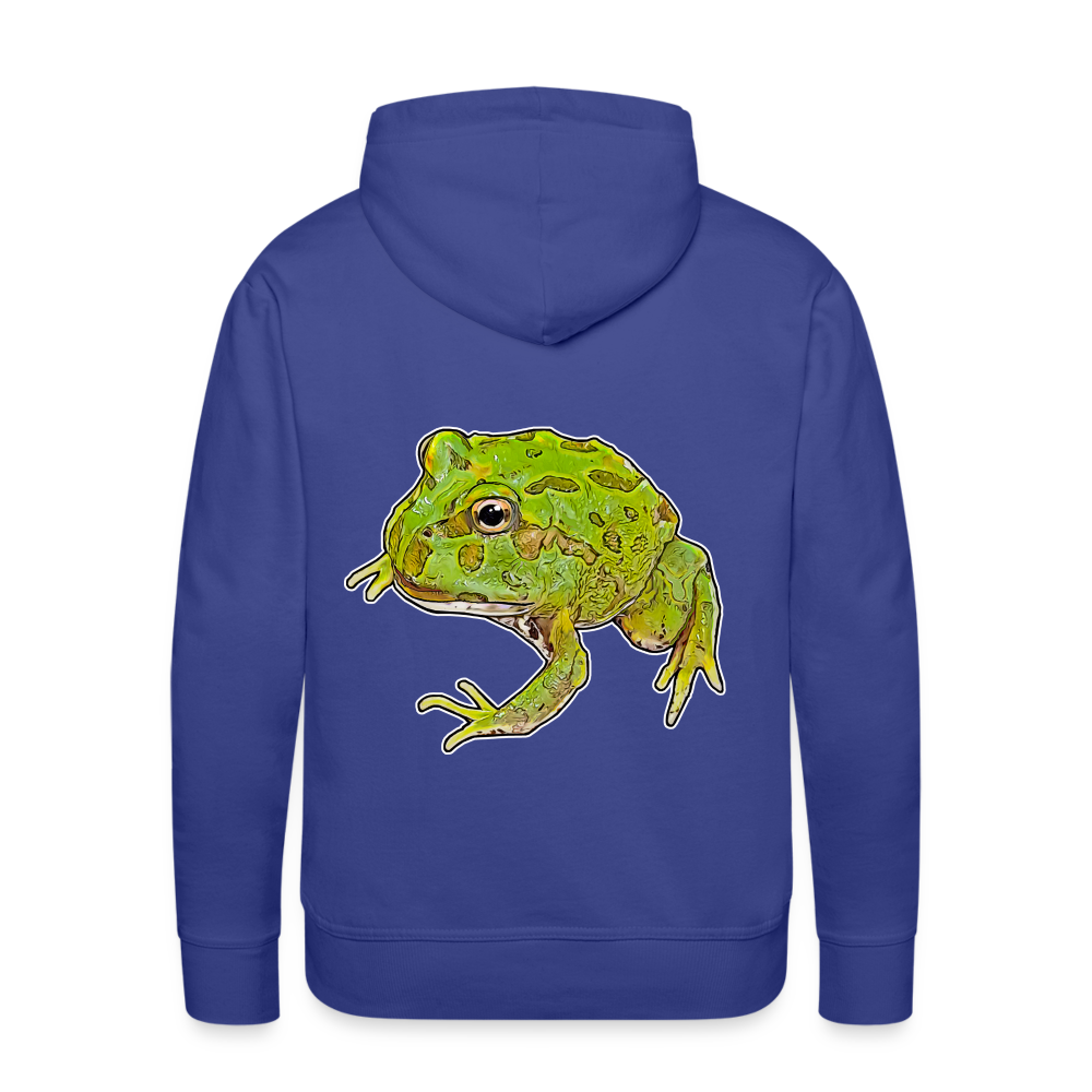 Männer Hoodie Ceratophrys cranwelli Peppermint Blue - Königsblau