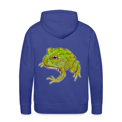 Männer Hoodie Ceratophrys cranwelli Peppermint Blue - Königsblau