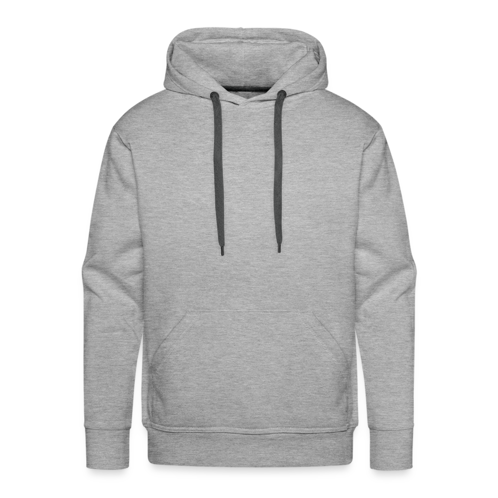 Männer Hoodie Achatina reticulata Low Poly - Grau meliert