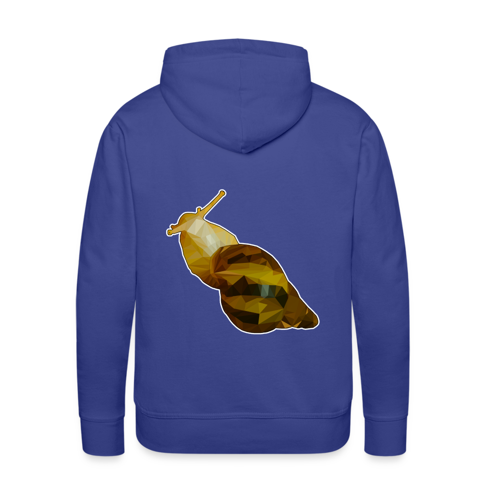 Männer Hoodie Achatina reticulata Low Poly - Königsblau