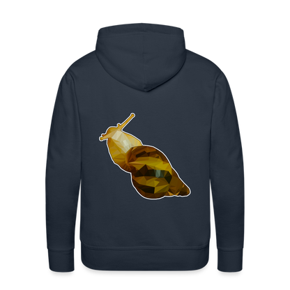Männer Hoodie Achatina reticulata Low Poly - Navy