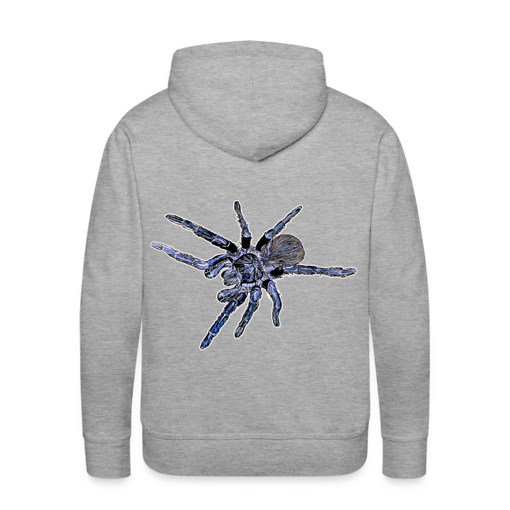 Männer Hoodie Pterinopelma sazimai - Grau meliert