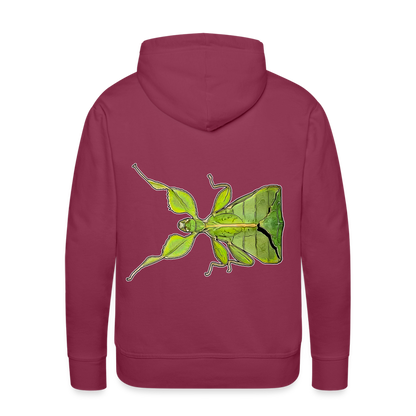 Männer Hoodie Phyllium philippinicum female - Bordeaux