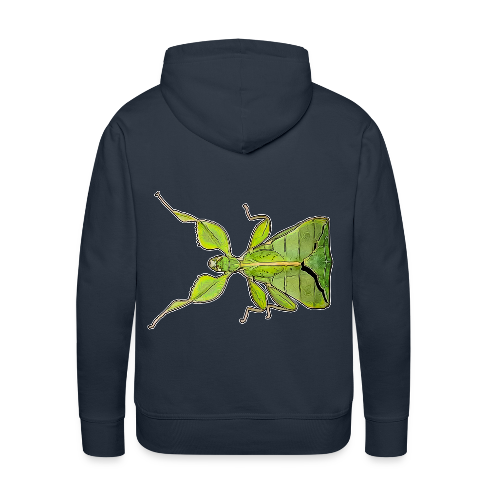 Männer Hoodie Phyllium philippinicum female - Navy