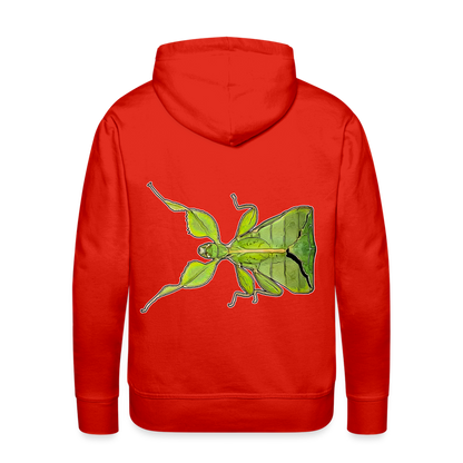 Männer Hoodie Phyllium philippinicum female - Rot