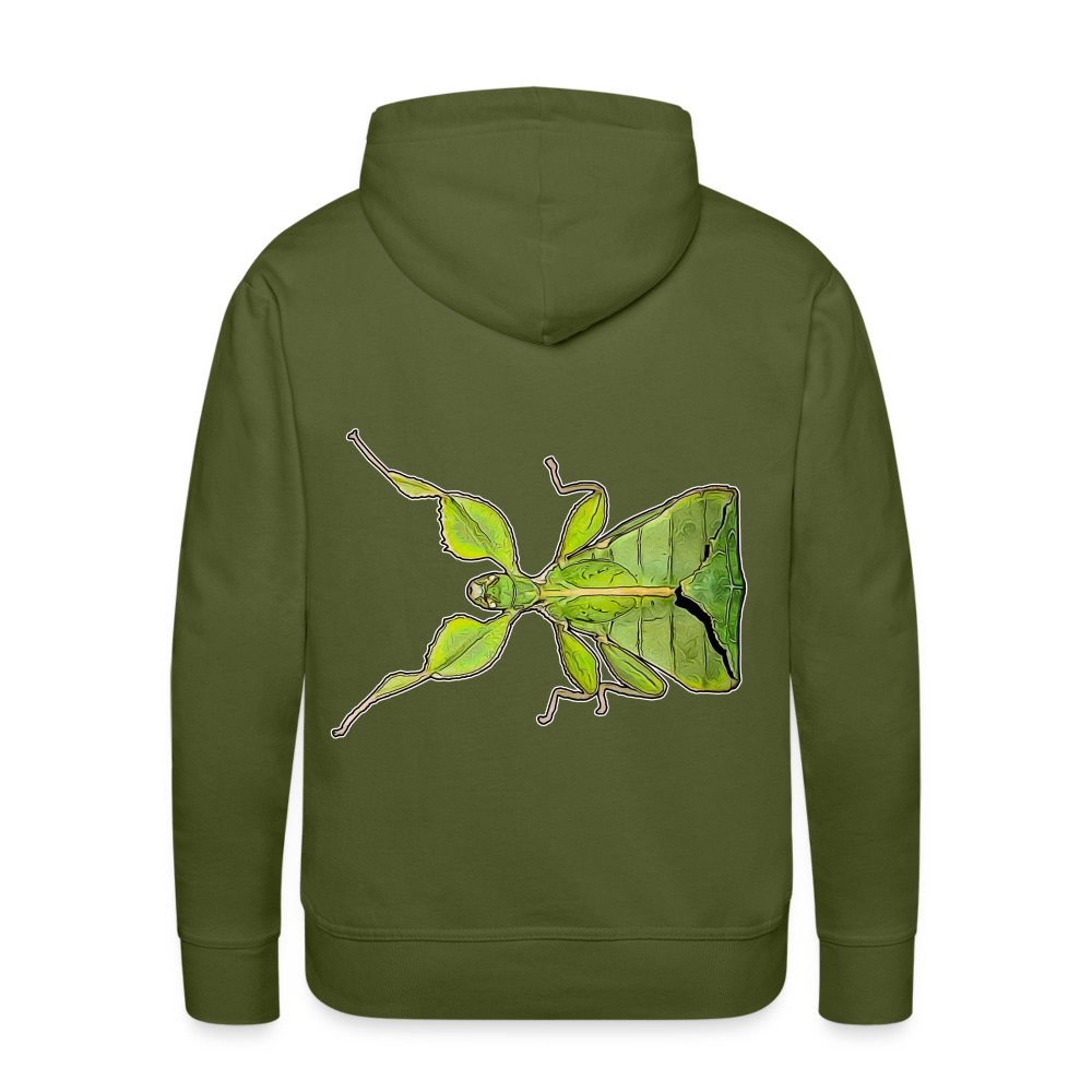 Männer Hoodie Phyllium philippinicum female - Olivgrün