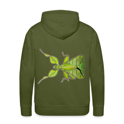 Männer Hoodie Phyllium philippinicum female - Olivgrün