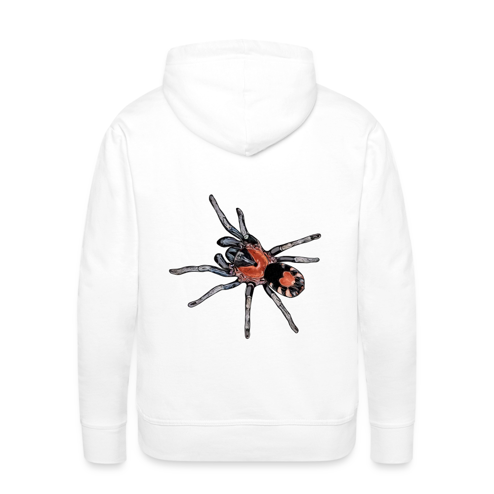 Männer Hoodie Cyriocosmus elegans - weiß