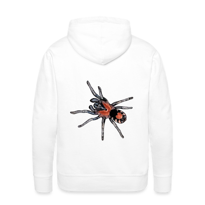 Männer Hoodie Cyriocosmus elegans - weiß