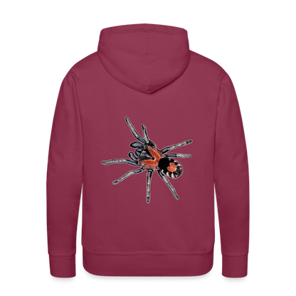 Männer Hoodie Cyriocosmus elegans - Bordeaux