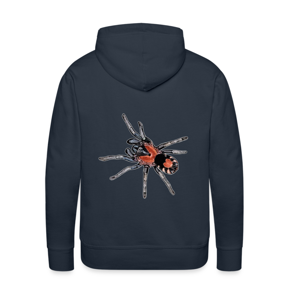 Männer Hoodie Cyriocosmus elegans - Navy
