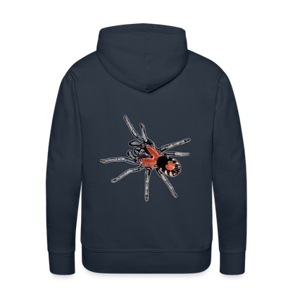 Männer Hoodie Cyriocosmus elegans - Navy