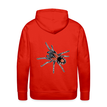Männer Hoodie Cyriocosmus elegans - Rot
