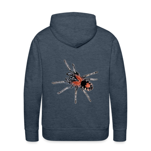 Männer Hoodie Cyriocosmus elegans - Jeansblau