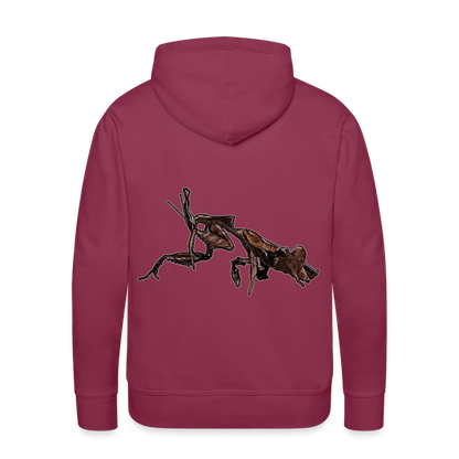Männer Hoodie Phyllocrania paradoxa female 2 - Bordeaux