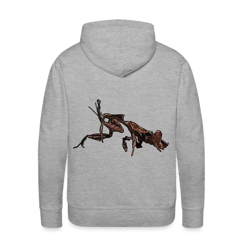 Männer Hoodie Phyllocrania paradoxa female 2 - Grau meliert