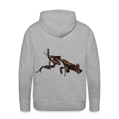 Männer Hoodie Phyllocrania paradoxa female 2 - Grau meliert
