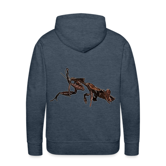 Männer Hoodie Phyllocrania paradoxa female 2 - Jeansblau