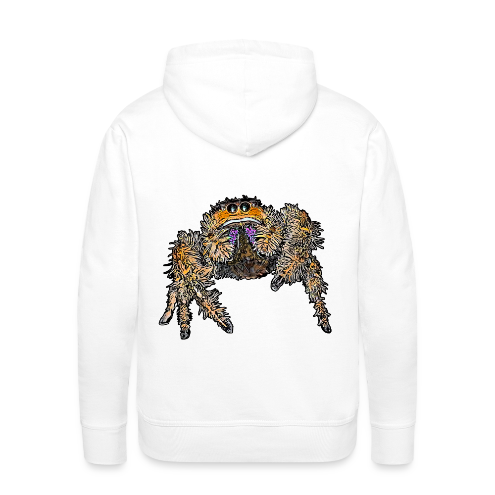 Männer Hoodie Phidippus regius Everglades female - weiß