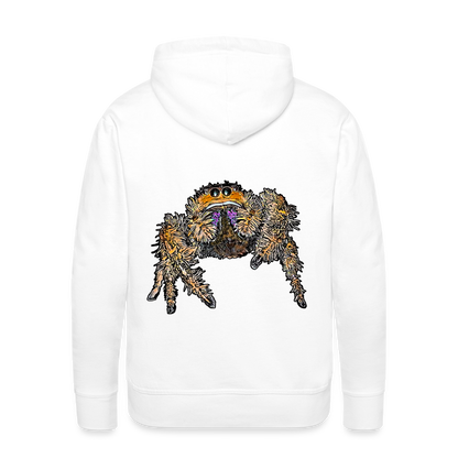 Männer Hoodie Phidippus regius Everglades female - weiß