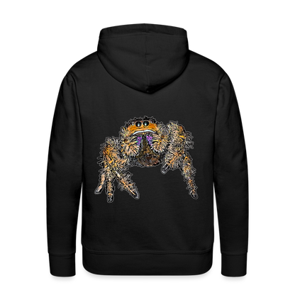 Männer Hoodie Phidippus regius Everglades female - Schwarz