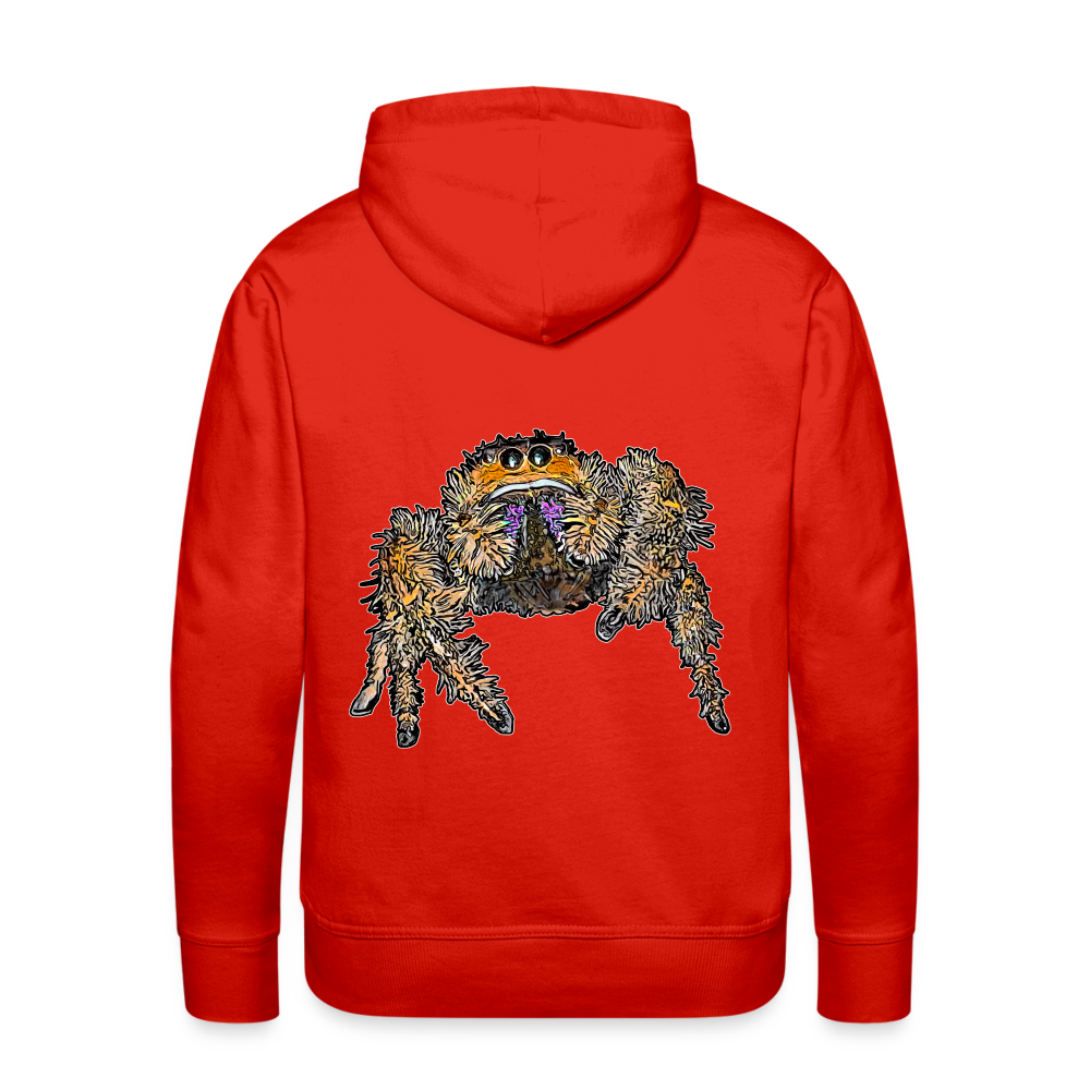 Männer Hoodie Phidippus regius Everglades female - Rot