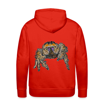 Männer Hoodie Phidippus regius Everglades female - Rot