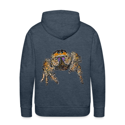Männer Hoodie Phidippus regius Everglades female - Jeansblau