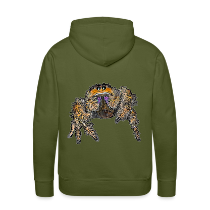 Männer Hoodie Phidippus regius Everglades female - Olivgrün