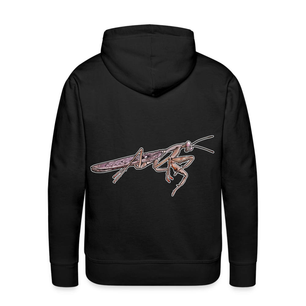 Männer Hoodie Rhombodera kirbyi male - Schwarz