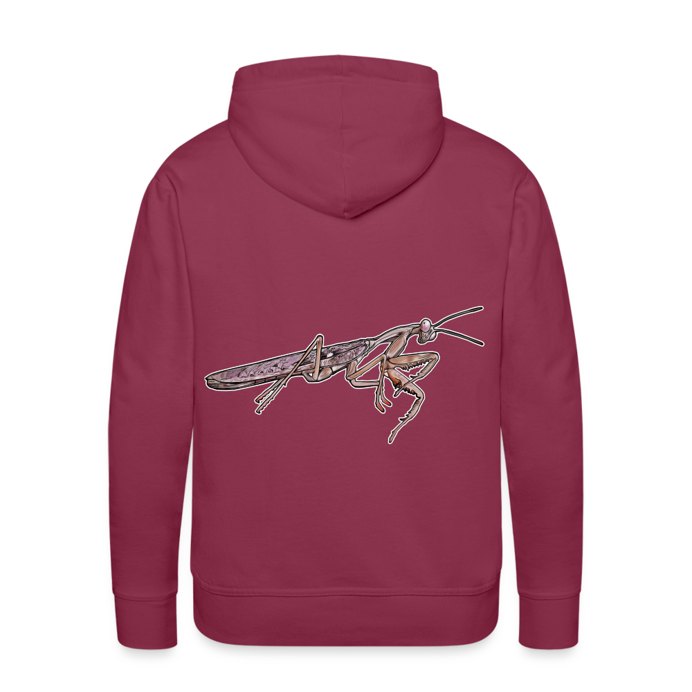 Männer Hoodie Rhombodera kirbyi male - Bordeaux