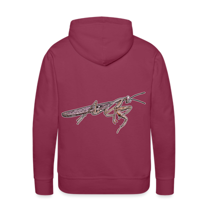 Männer Hoodie Rhombodera kirbyi male - Bordeaux
