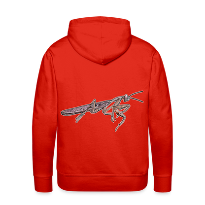 Männer Hoodie Rhombodera kirbyi male - Rot