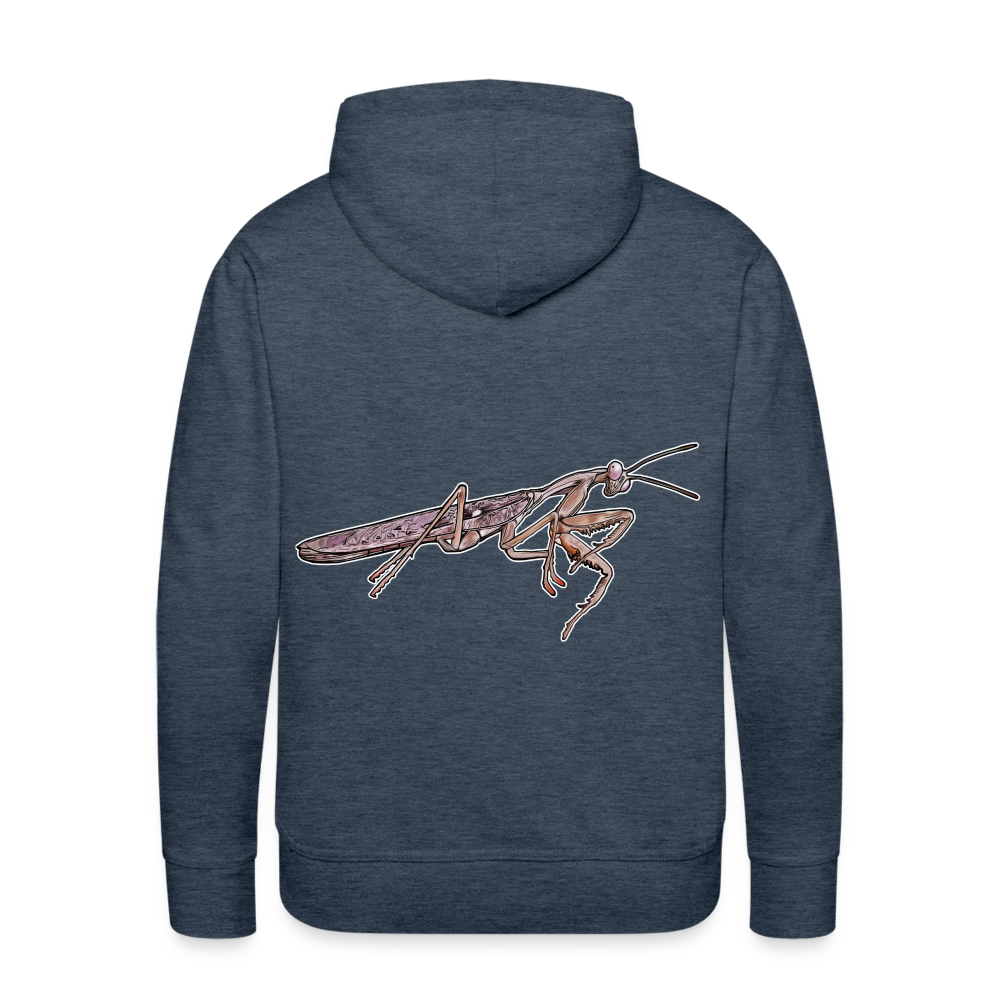 Männer Hoodie Rhombodera kirbyi male - Jeansblau