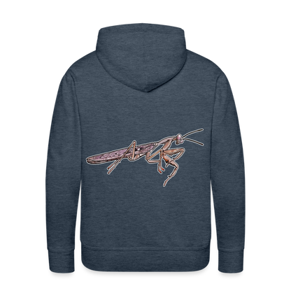 Männer Hoodie Rhombodera kirbyi male - Jeansblau