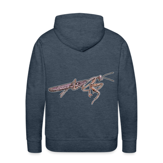 Männer Hoodie Rhombodera kirbyi male - Jeansblau