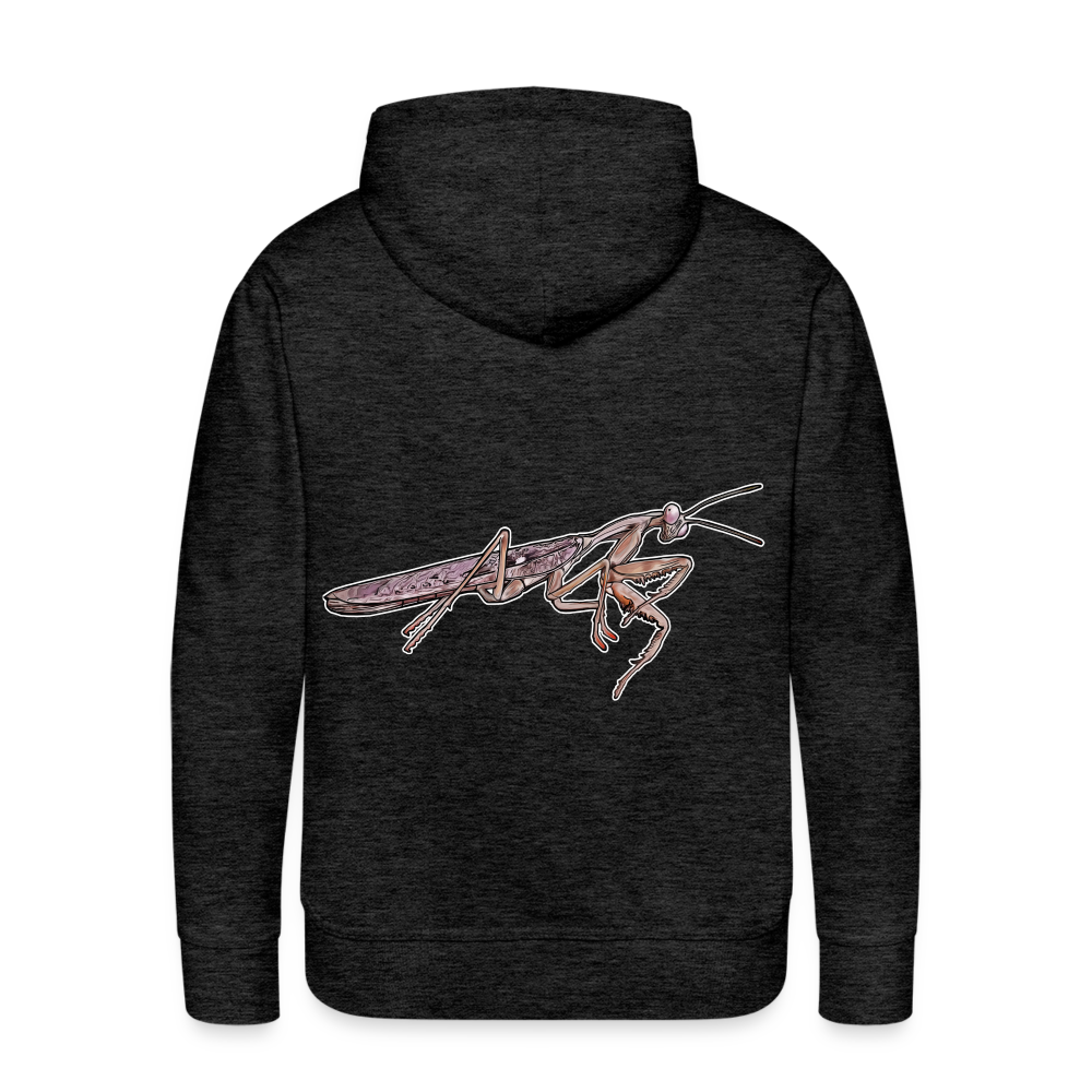 Männer Hoodie Rhombodera kirbyi male - Anthrazit