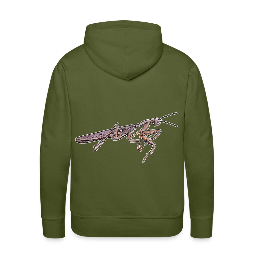 Männer Hoodie Rhombodera kirbyi male - Olivgrün