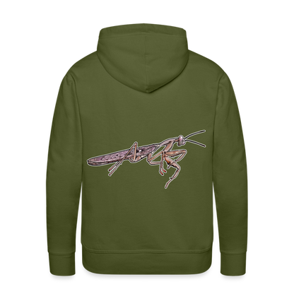 Männer Hoodie Rhombodera kirbyi male - Olivgrün