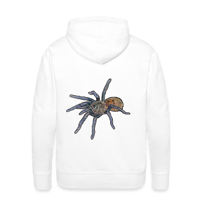 Männer Hoodie Chromatopelma cyaneopubescens - weiß