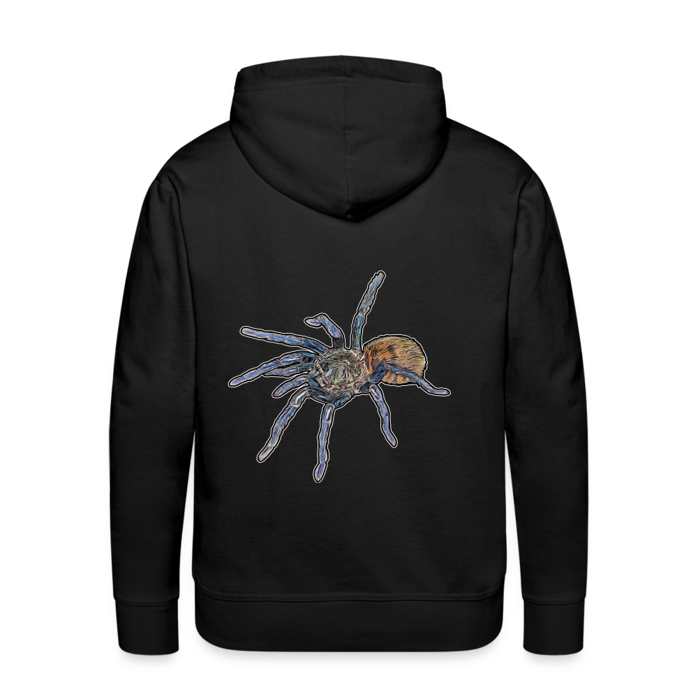 Männer Hoodie Chromatopelma cyaneopubescens - Schwarz