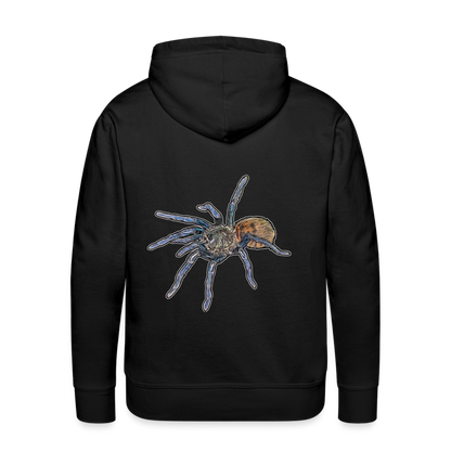 Männer Hoodie Chromatopelma cyaneopubescens - Schwarz