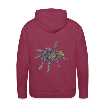 Männer Hoodie Chromatopelma cyaneopubescens - Bordeaux