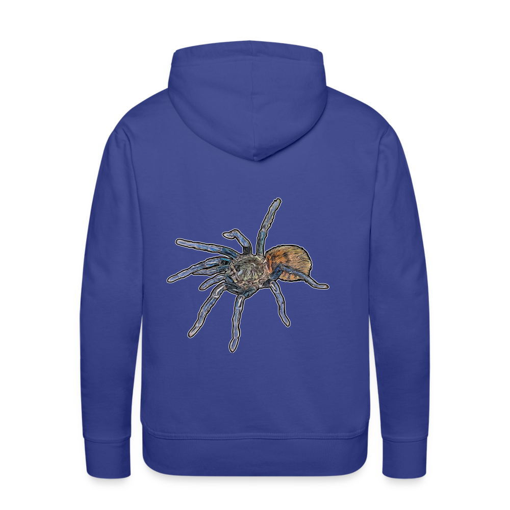 Männer Hoodie Chromatopelma cyaneopubescens - Königsblau